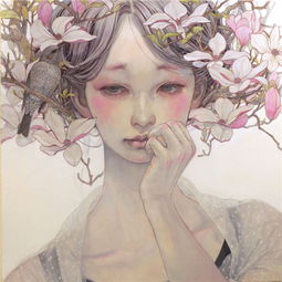 清新文艺手绘头像女生唯美2018没人会等你风生水起靠自己