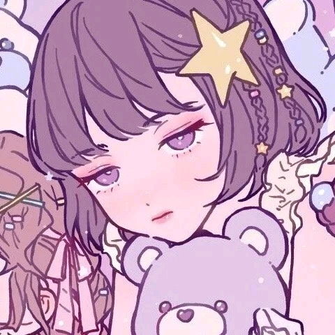 女生三人闺蜜头像卡通