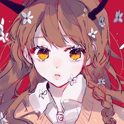 动漫女生头像温柔少女风