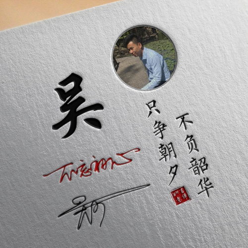 微信头像,姓氏头像,精选32张商务艺术签名头像,留姓名我来设计