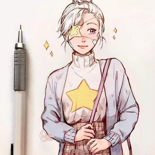 哇哦一波素描动漫美女强势来袭,这个画风给满分