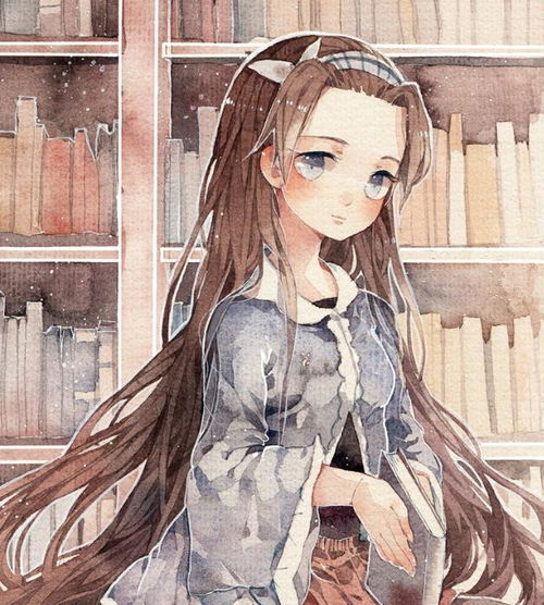 花季少女二次元卡通手绘插画,活泼开朗,动感迷人,她们对未来充满了希望动漫