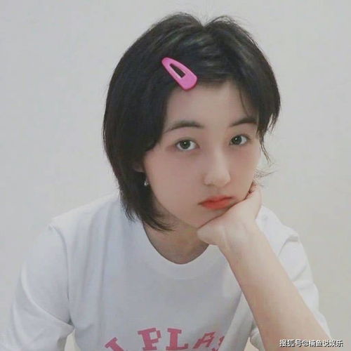 张子枫好有少女心,晒满头发夹真可爱,短发造型也照样漂亮