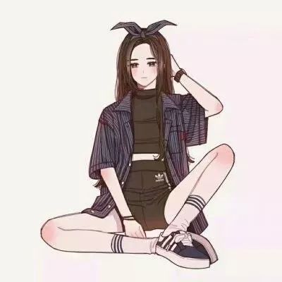 女生头像做最好的自己,等迟到的你600