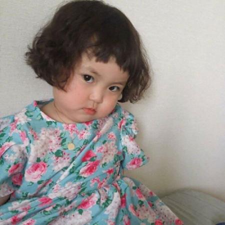 萌娃头像小女孩可爱搞怪罗熙