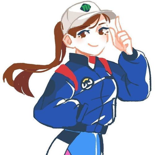 唯美小清新女生插画