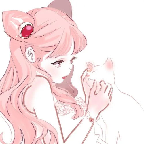 动漫女头二次元粉发头像粉毛动漫女生头像