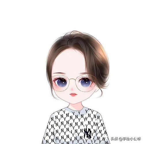 你的微信头像该换啦,减龄气质女生的真人手绘头像,准备迎接2022