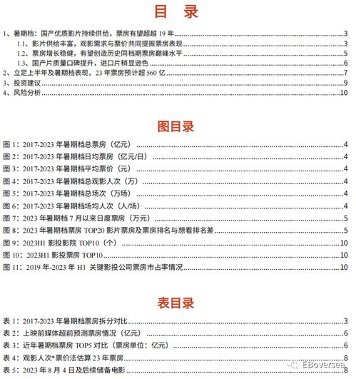 2023年暑期档专题报告