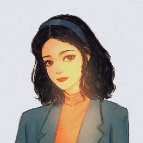 女生头像港风复古真人和手绘版