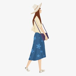 淑女卡通头像小清新壁纸