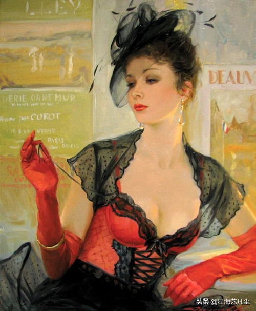 全都是超有气质的乌克兰美女,康斯坦丁拉祖莫夫油画作品鉴赏