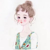 简单可爱手绘图片水彩女孩简单可爱手绘图片