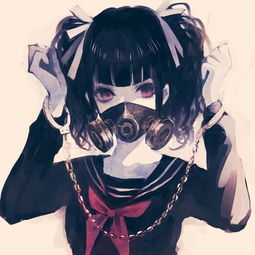 暗黑图片女生头像冷酷真人动漫头像