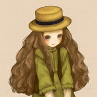 彩色素描女生头像唯美唯美