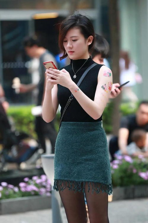 高冷范的气质美女