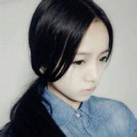 女生头像漂亮可爱中分