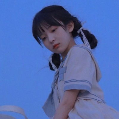 唯美蓝色系女头