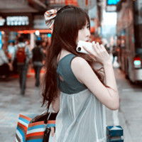 清新女生唯美头像图片短发