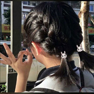 女生头像可爱呆萌小孩真人侧脸小女孩头像