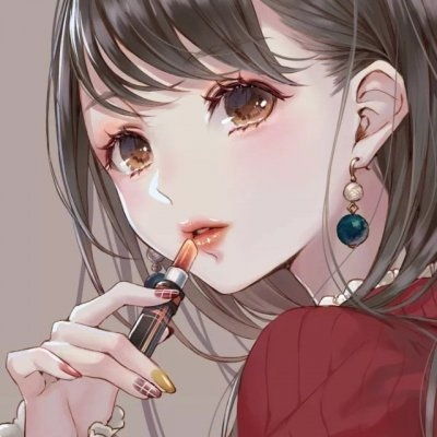 绽放魅力的手绘女生头像,全部是高清的精品