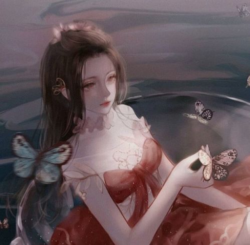 动漫女生头像这是我才能牵手抱抱亲亲的宝贝