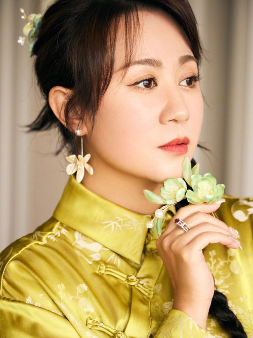 马丽新中式造型出席活动东方美人气质独特
