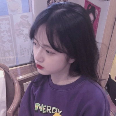 超仙气的真人女生侧脸头像