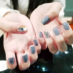 冬季流行美甲色,太显白有气质了