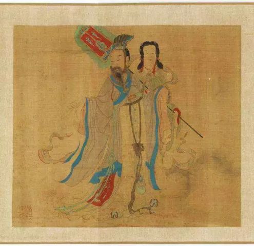 古代书画史上最佳cp一个书画巨擘,一个书林皇后