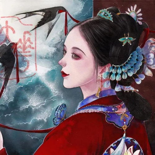 古风动漫女生头像玉容寂寞泪阑干,梨花一枝春带雨