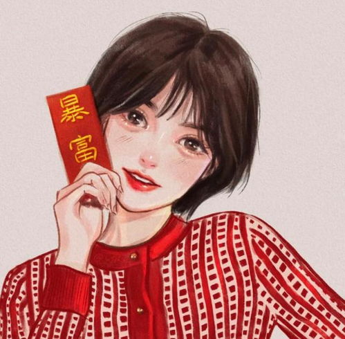 漂亮的短发女生