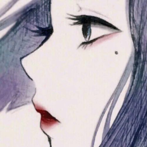 意境古风漫画女生头像芙蓉不及美人妆水殿风来珠翠香
