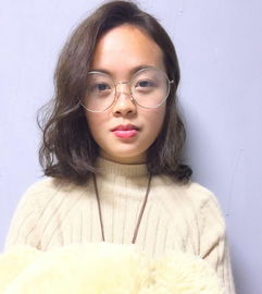 适合戴眼镜女生的齐肩短发