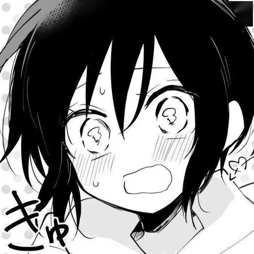 动漫头像满屏男女生黑白漫画风动漫头像,值得保存