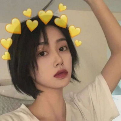 短发美女头像好看微信短发女生头像高清