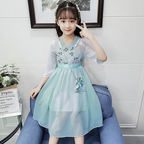 女童夏季新款古装汉服大儿童超仙襦裙小女孩中国风夏装连衣裙子