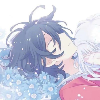 二次元超甜,未闻花名情侣头像,时光很美亦如初见