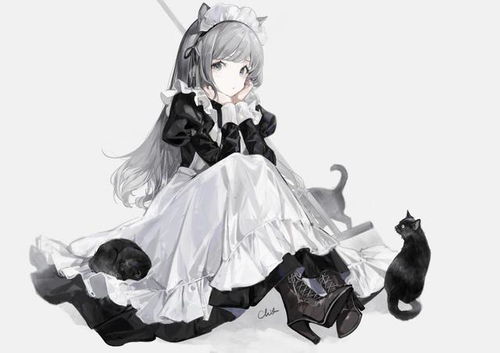 最近我家来了位女仆,经常摸鱼不干活,咋办哩插画特辑女仆