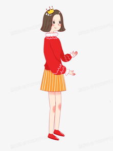 手绘女生节之可爱清新的女生形象png图片素材免费下载psd格式30004000像素熊猫办公