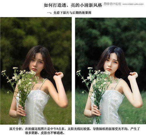 ps调出外景女孩淡雅小清新效果