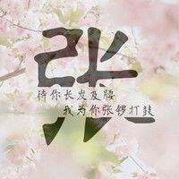 动漫张姓氏图片大全微信头像图片大全