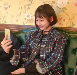 女生短发发型图片中短发烫发发型显脸小