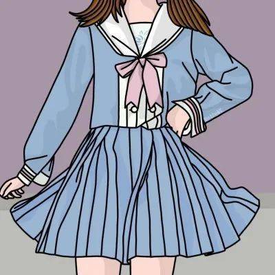 高清女生头像好看的jk部位女头像