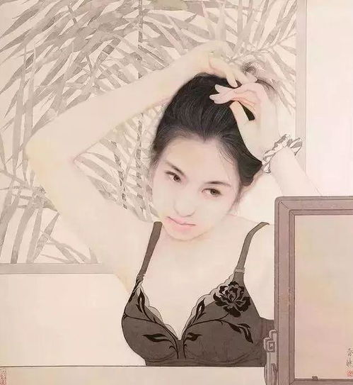 中国工笔画界的奇才范春晓,他画出了女孩清雅之气极致之美