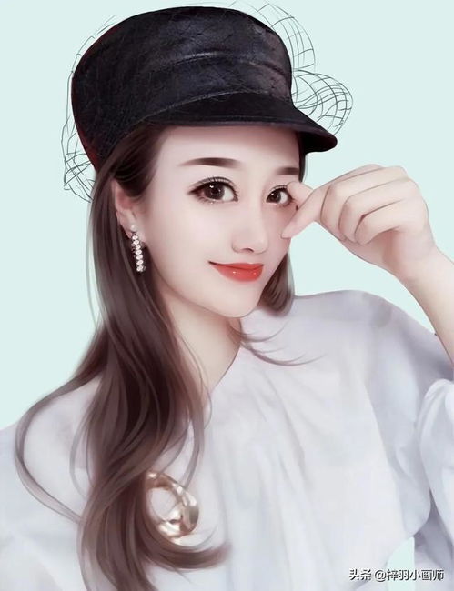 你的头像该换啦芭比大眼精致女生头像时尚高端简约大气