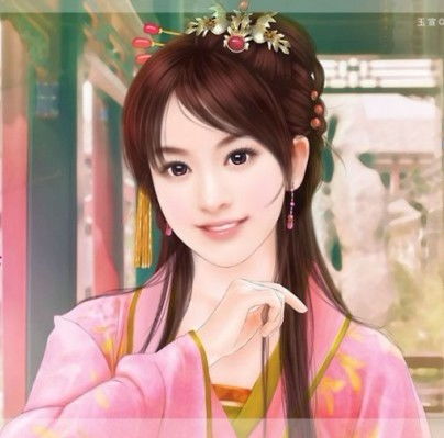 女生古装头像图片