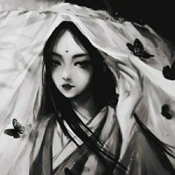 二次元头像高冷霸气女