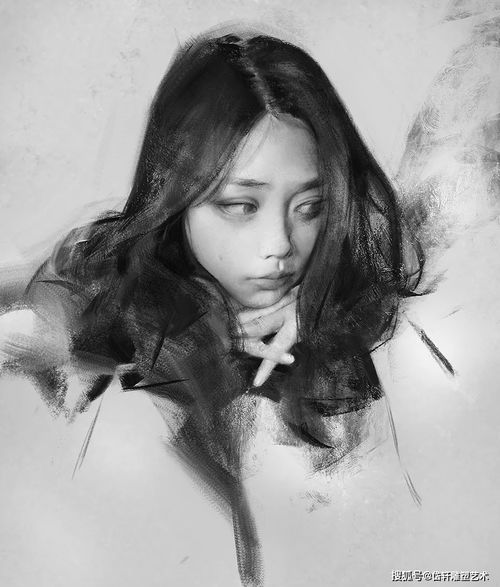 只用素描技法,就可以把女人画这么传情,美到骨子里