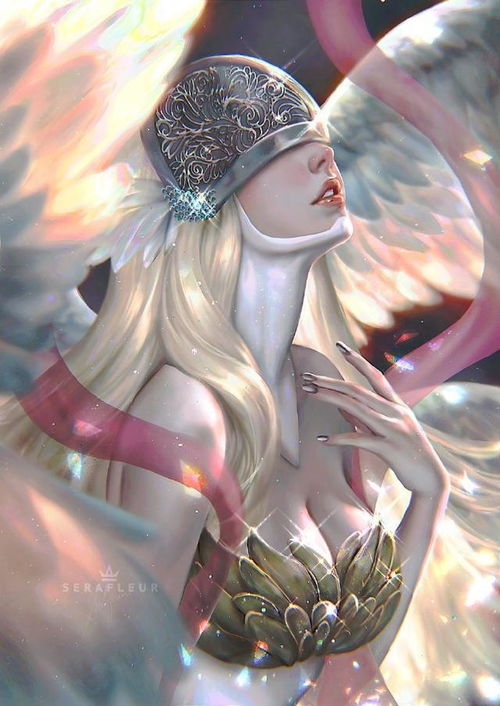 插画师serafleur笔下美丽的二次元少女图
